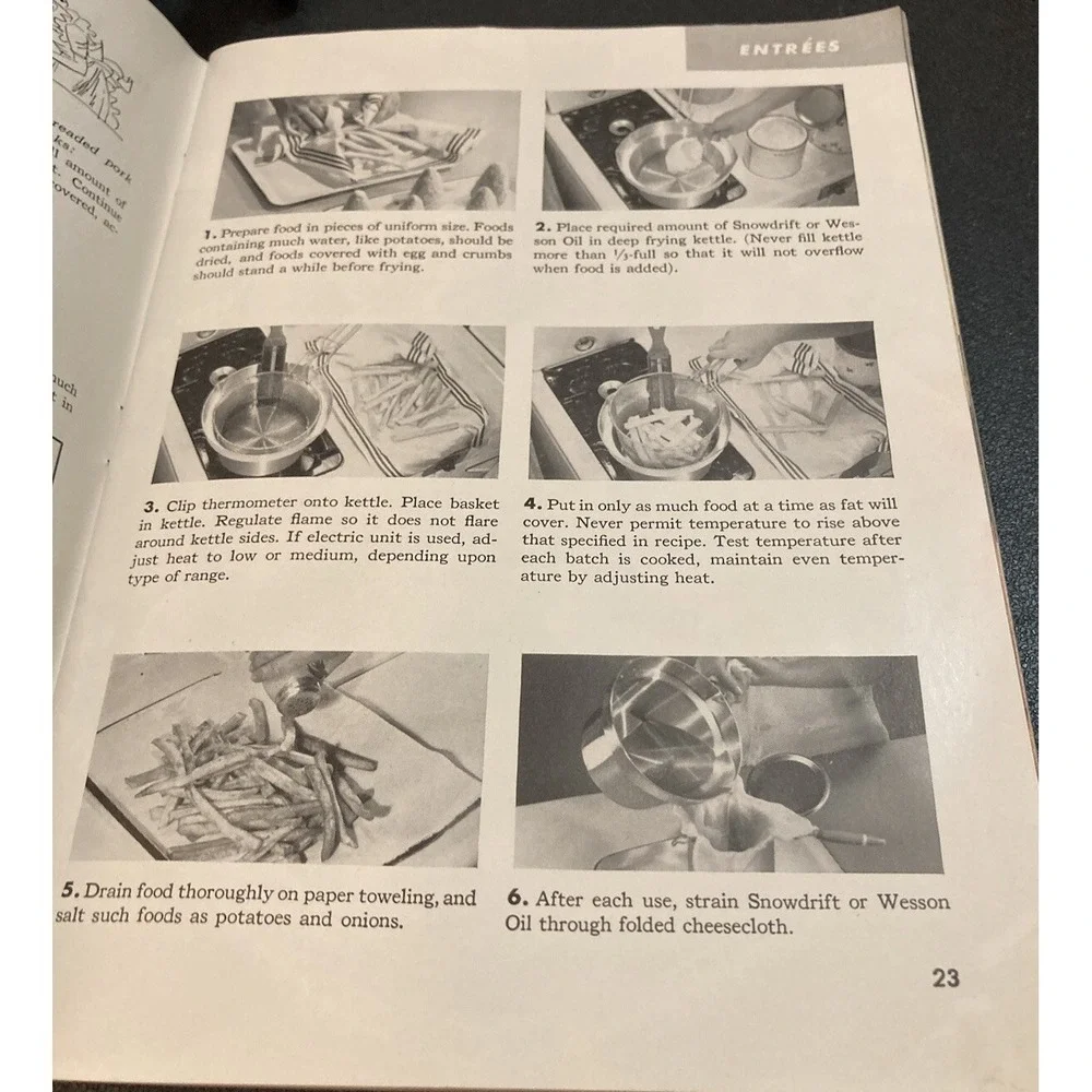 How To Win Compliments For Your Cooking 1948 Wesson Oil Snowdrift VTG Booklet